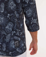 Mens 3/4 Sleeve Jersey | Dark Fraser