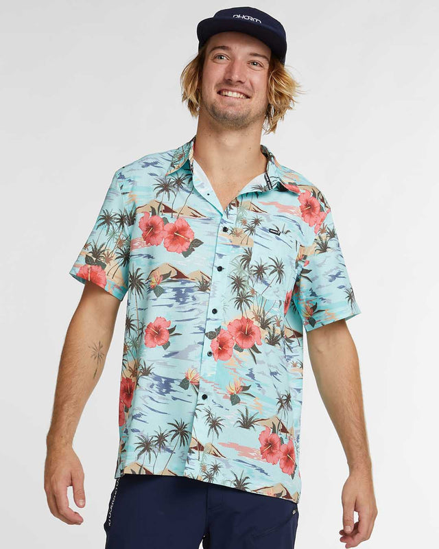 Mens Tech Party Shirt | Wilko | Short Sleeves | MENS TOPS | DHaRCO | Image 1 of 6