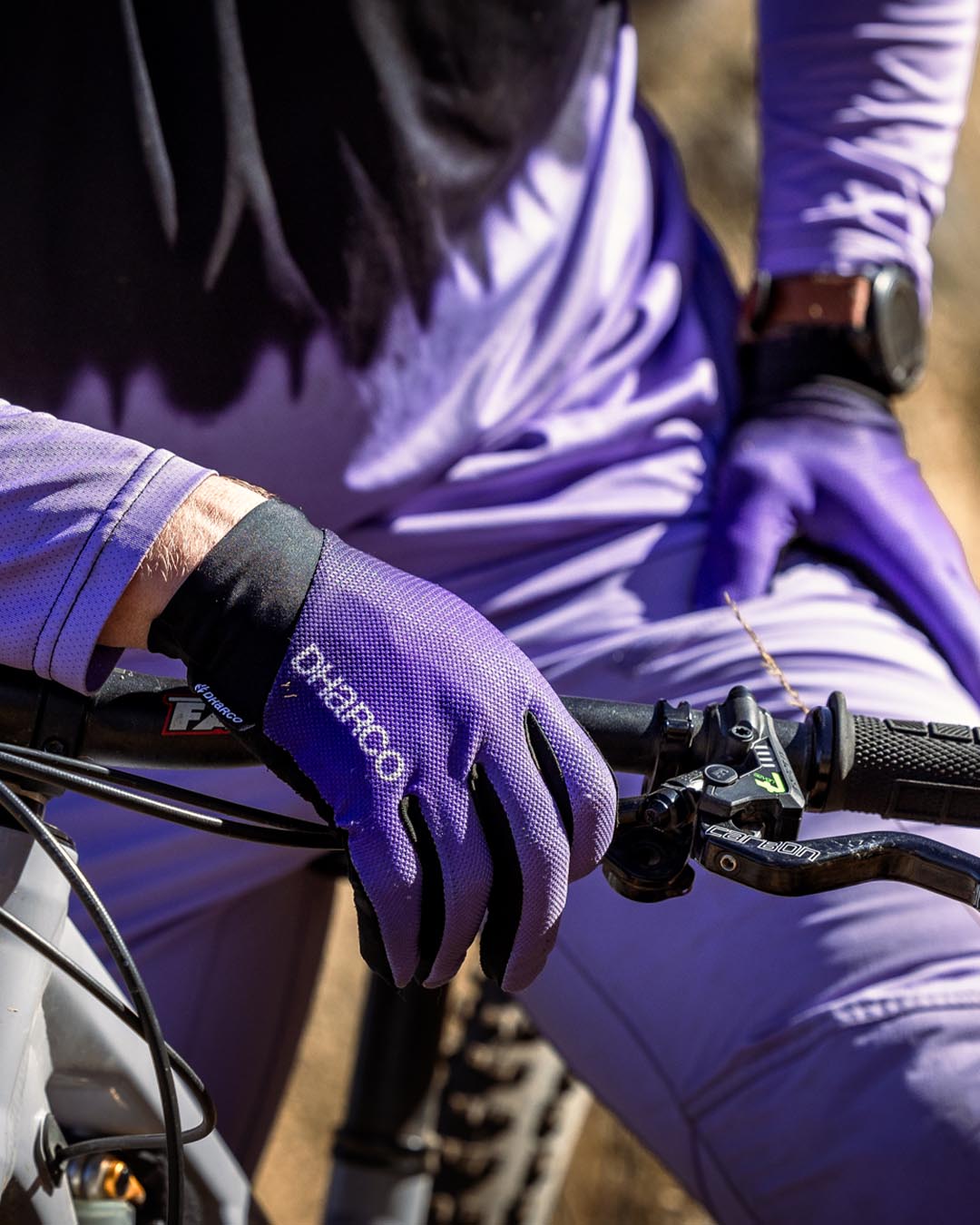 Purple mountain bike gloves sale