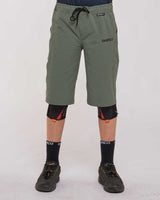 Youth Gravity Shorts | Gorilla Green