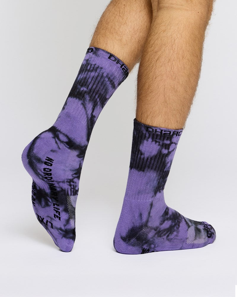 tie dye high socks
