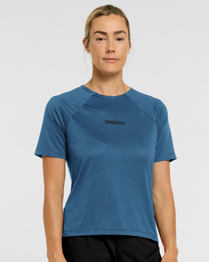 Womens Ather Short Sleeve Jersey | Morrocan Blue