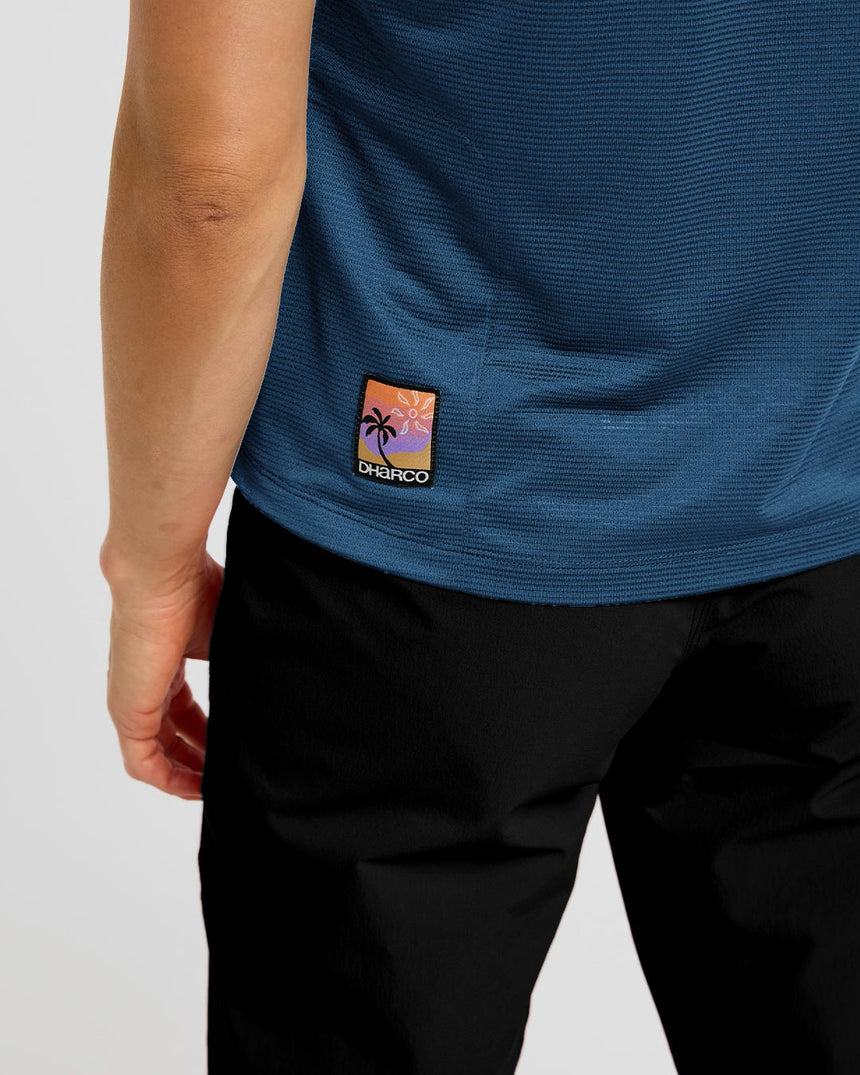 Womens Ather Short Sleeve Jersey | Morrocan Blue