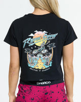 Womens Cotton Crop | Decade of DHaRCO Black | Short Sleeves | WOMENS TOPS | DHaRCO | Image 3 of 6