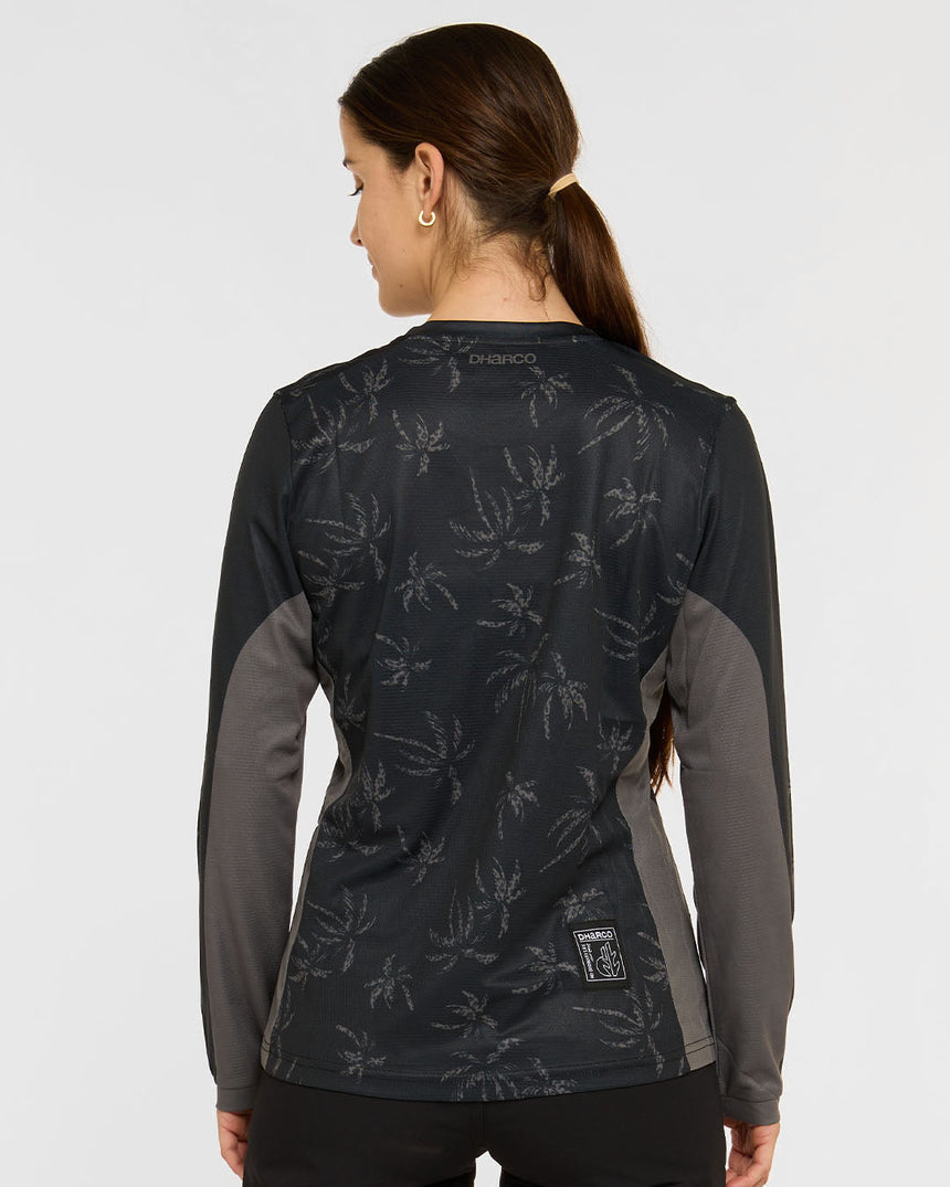 Womens Gravity Jersey | Leopard Palm