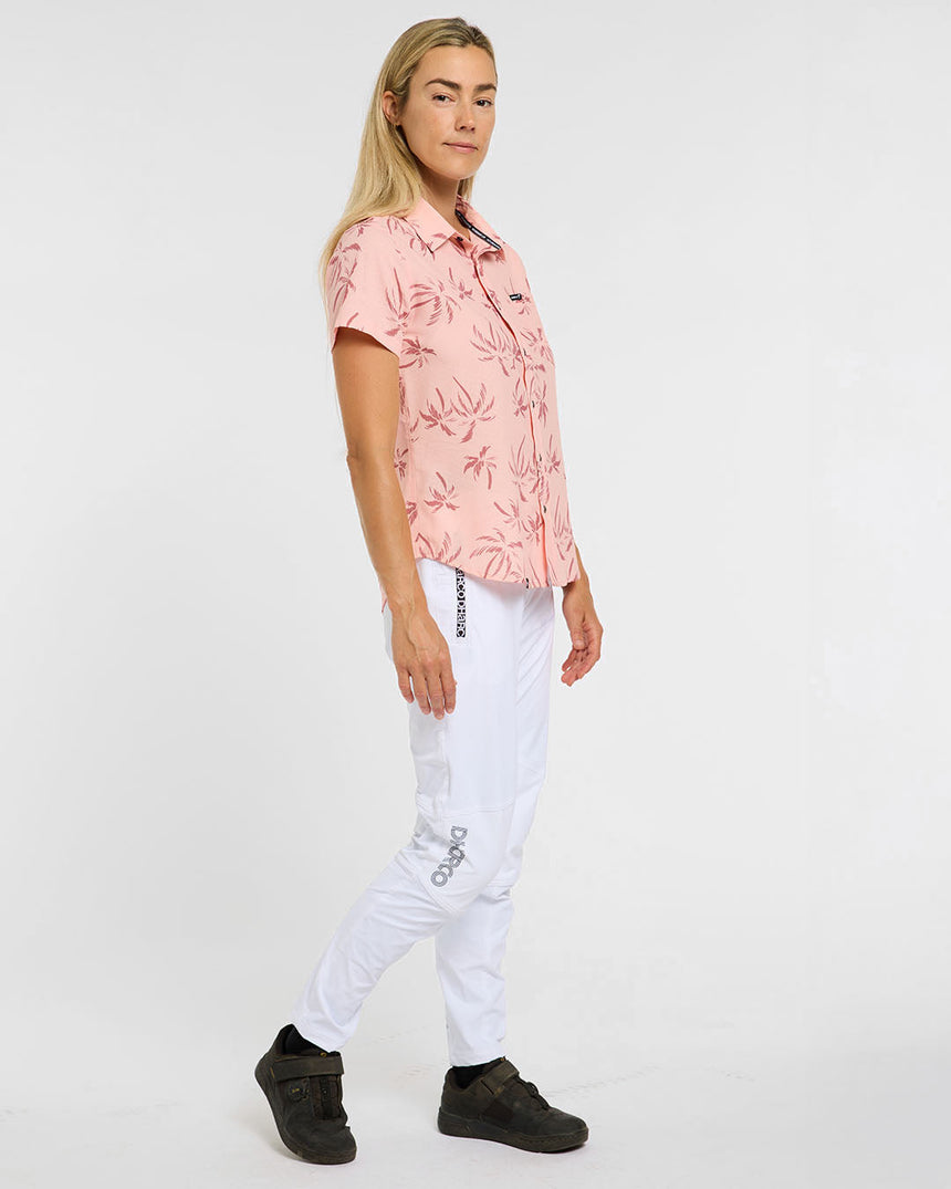 Womens Tech Party Shirt | Pink Palm