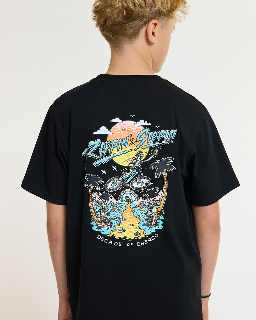 Youth Cotton Tee | Decade of DHaRCO Black