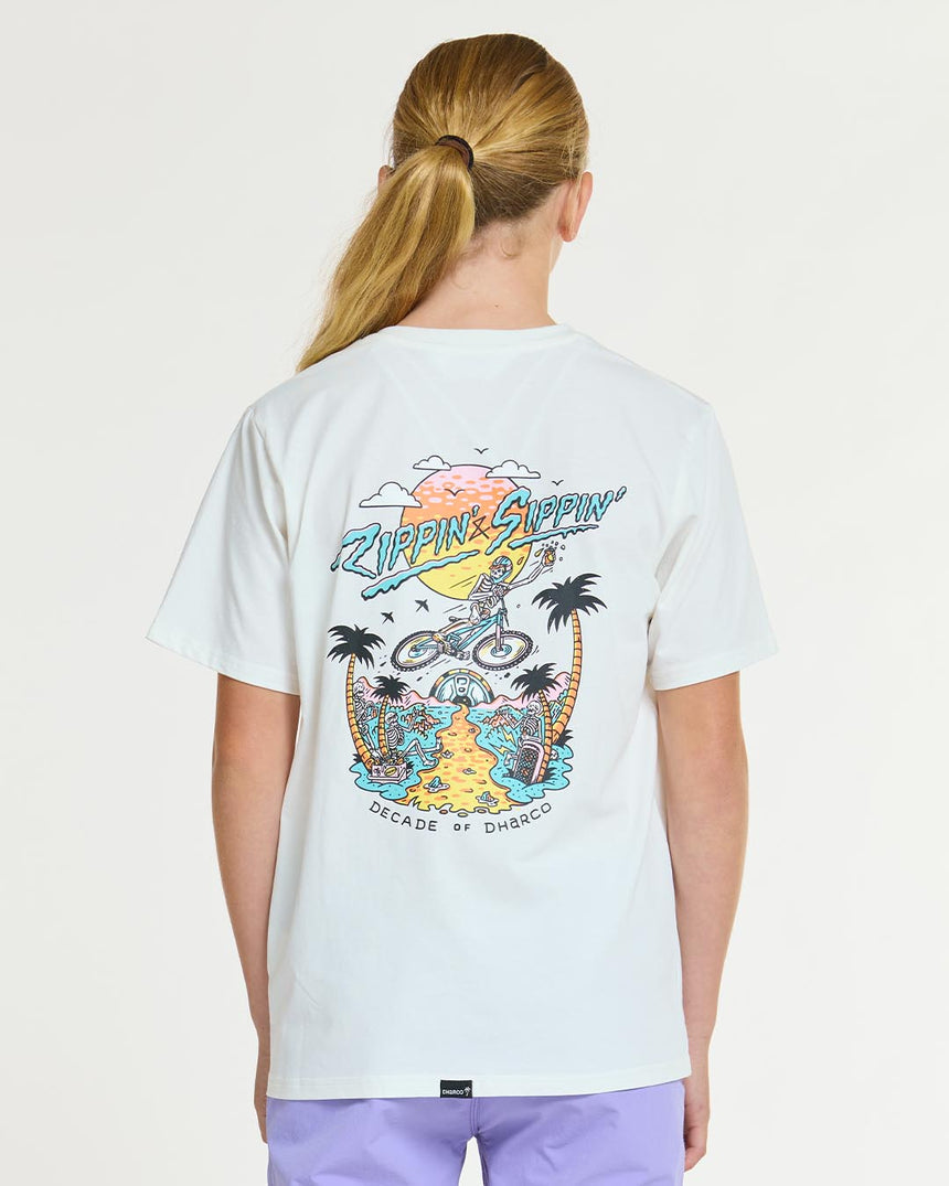 Youth Cotton Tee | Decade of DHaRCO White