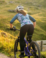 Womens 3/4 Sleeve Jersey | Wild Orchid