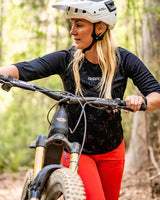 Womens 3/4 Sleeve Jersey | Leopard Palm