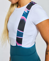 QOM Bib | Morrocan Blue/Aurora