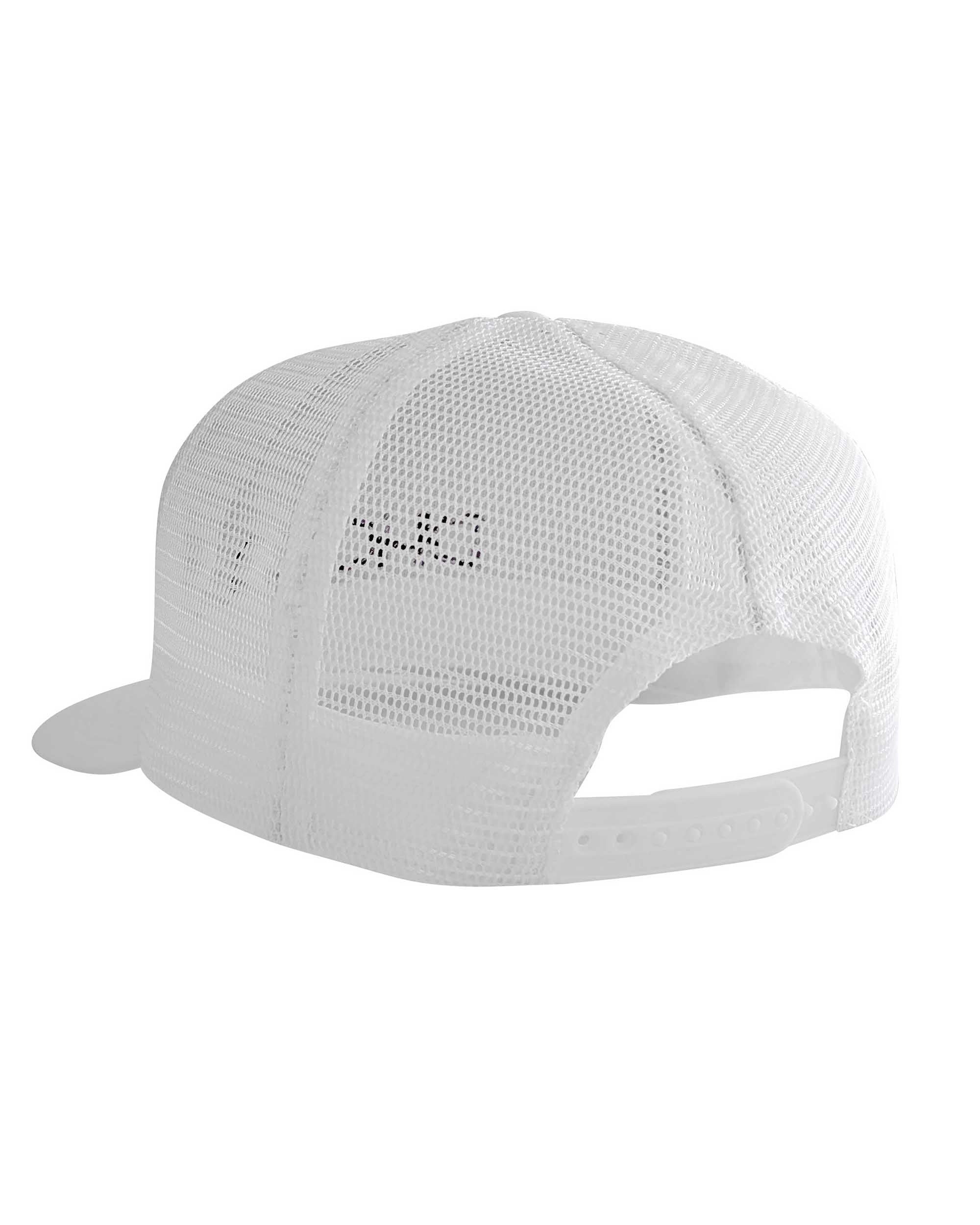 Flat Brim Trucker | White