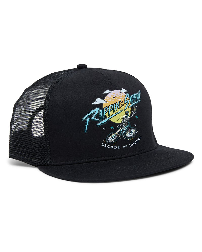 Flat Brim Trucker | Rippin & Sippin