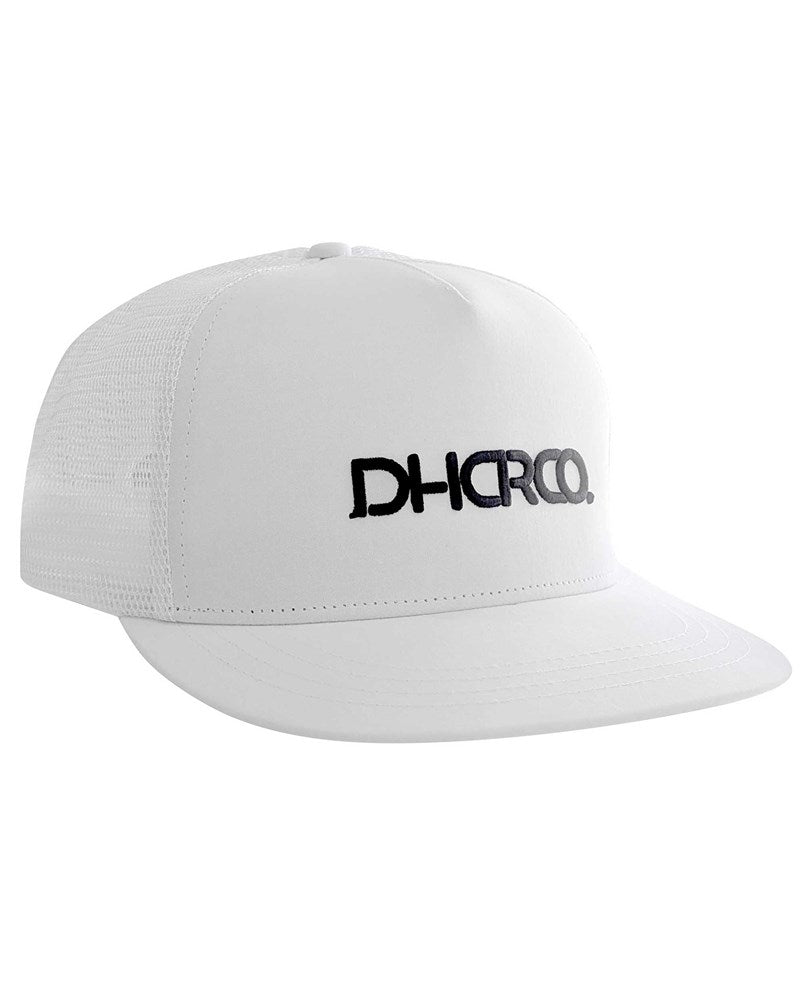 Flat Brim Trucker | White