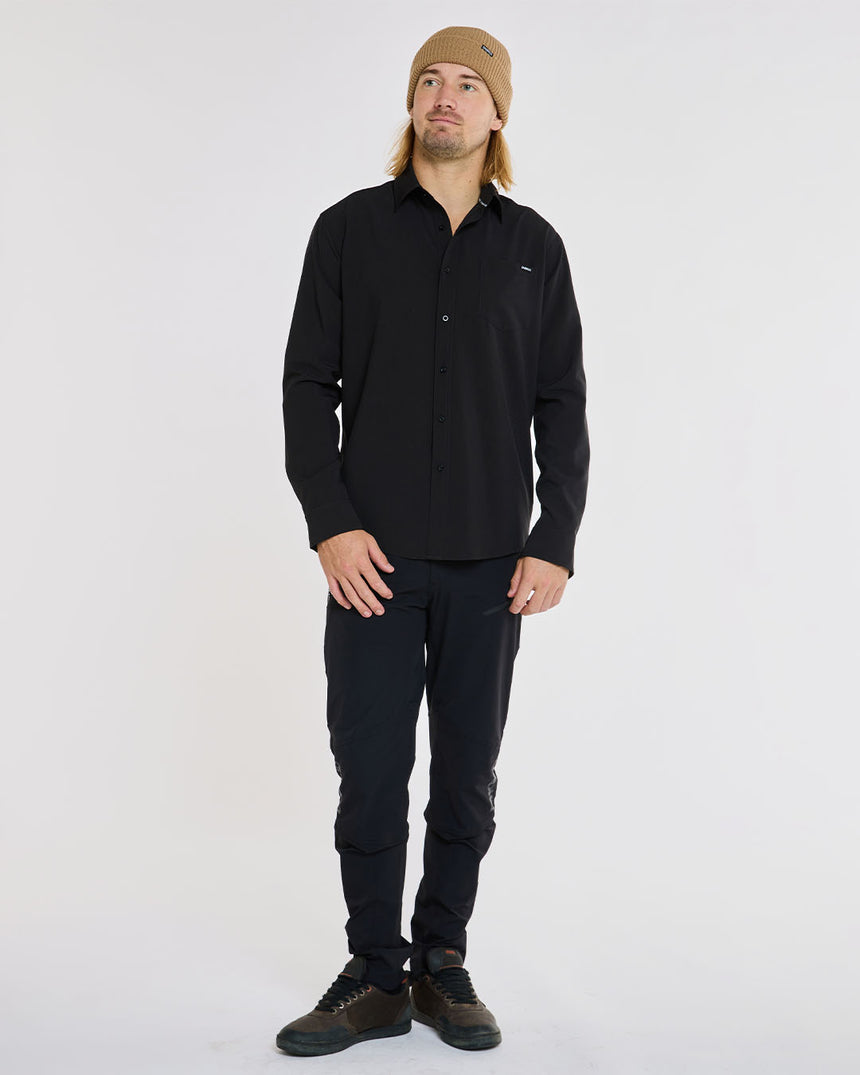 Mens Long Sleeve Button Up | Cash