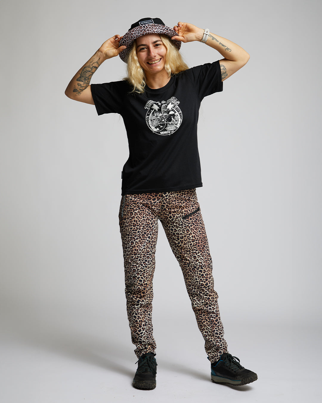 Womens MTB Gravity Pants - Leopard