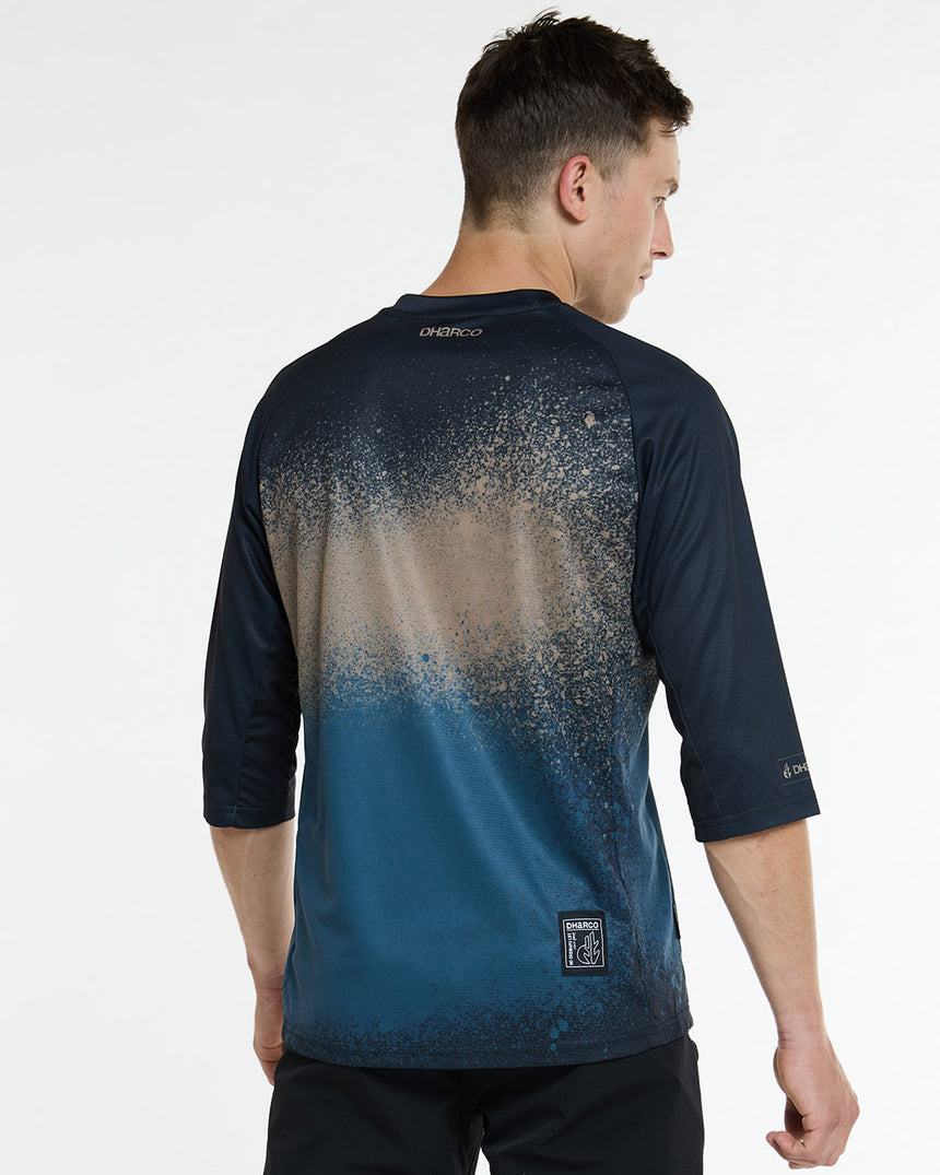 Mens 3/4 Sleeve Jersey | Dusty Waters