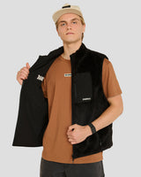 Gilet Sherpa pour hommes | Noir HOMMES | HAUTS Sweats et Polaires | GILET DHaRCO | VTT Image 4 sur 6