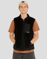 Gilet Sherpa pour hommes | Noir HOMMES | HAUTS Sweats et Polaires | GILET DHaRCO | VTT Image 2 sur 6