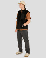 Gilet Sherpa pour hommes | Noir HOMMES | HAUTS Sweats et Polaires | GILET DHaRCO | VTT Image 5 sur 6