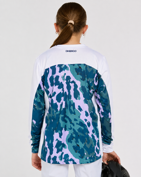 Youth Gravity Jersey | Isa Signature - Purple Leopard