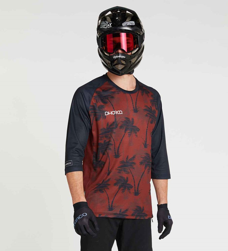 Mens 3/4 Sleeve Jersey | Spicy Palm