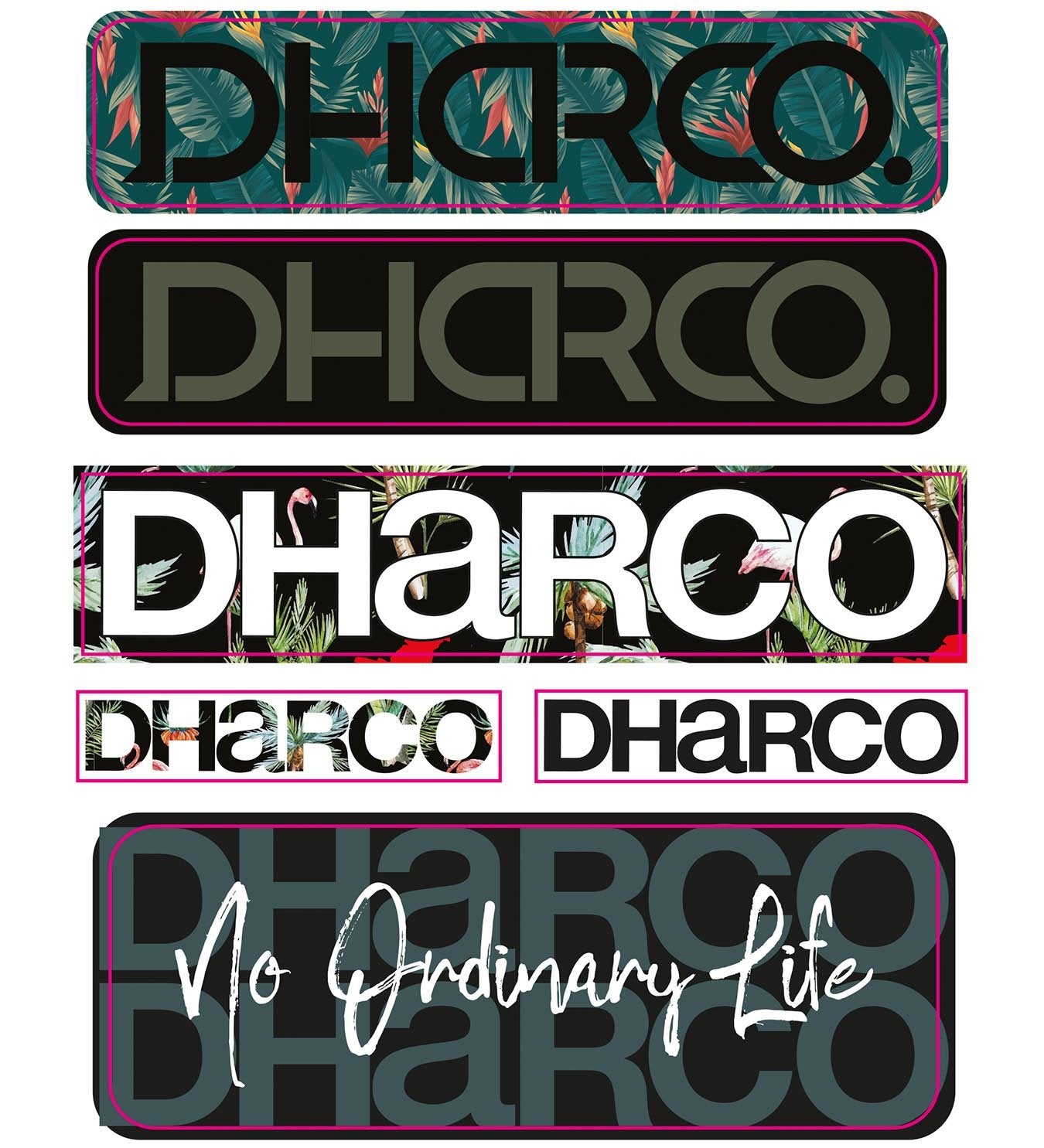 DHaRCO A6 Sticker Sheet
