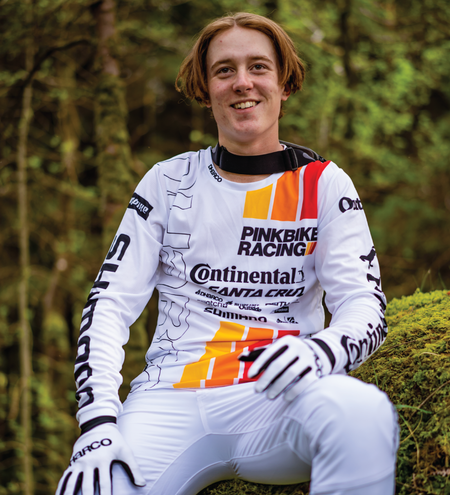 Mens Gravity Jersey Pinkbike Team Replica White DHARCO CANADA